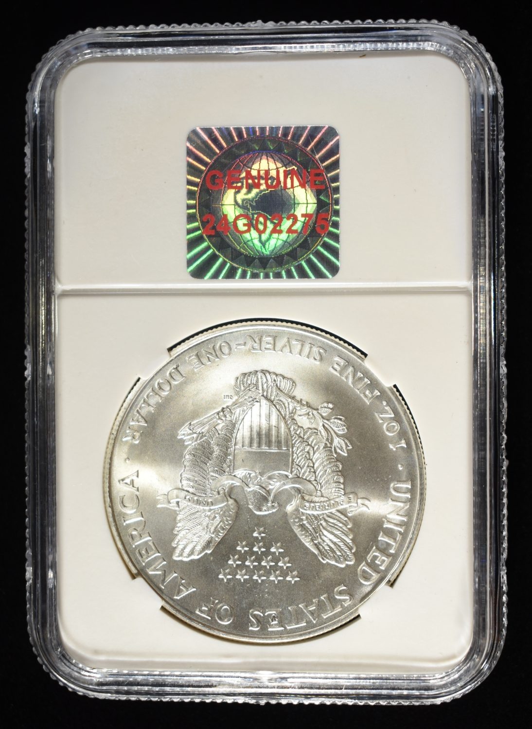 1998 AMERICAN SILVER EAGLE NCG GEM BU