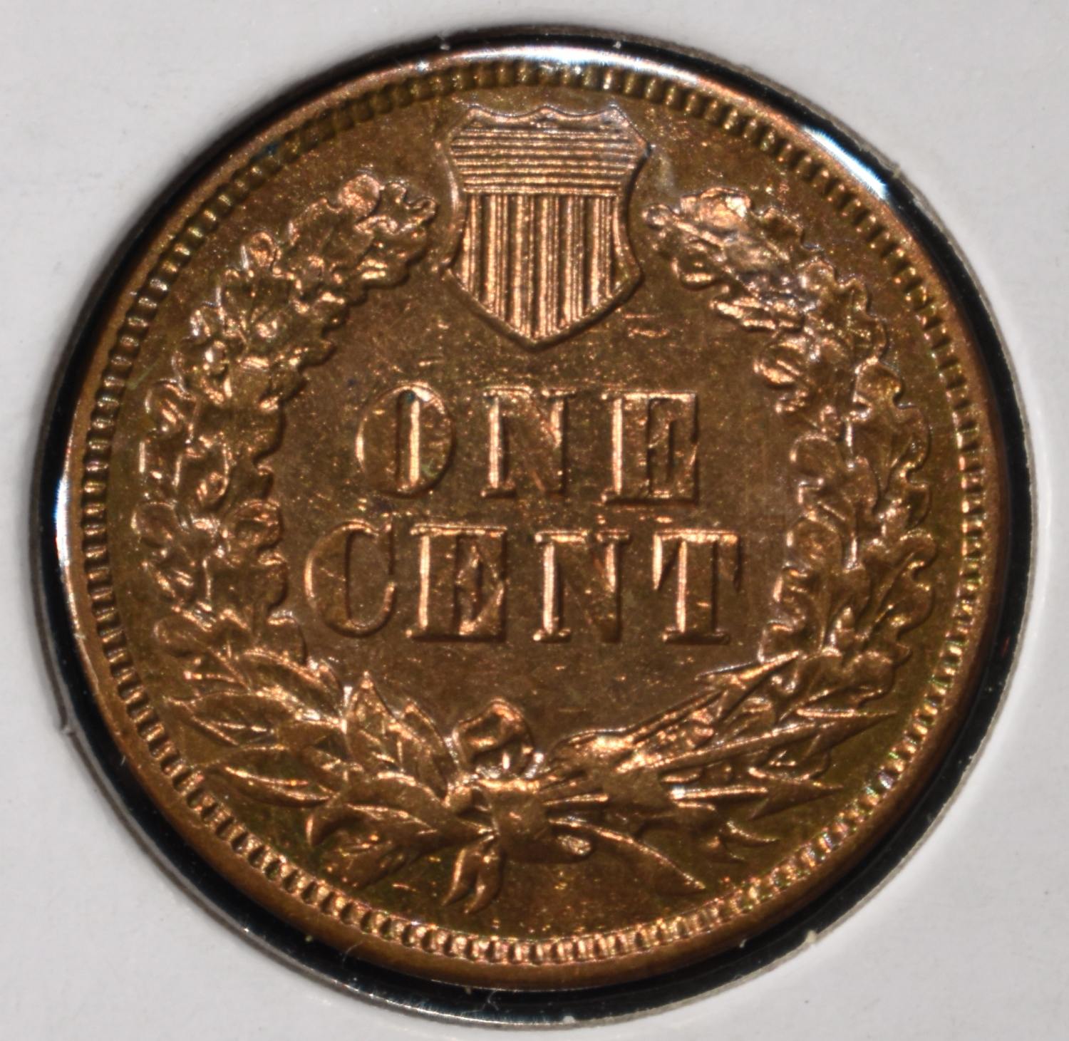 1875 INDIAN HEAD CENT AU/BU