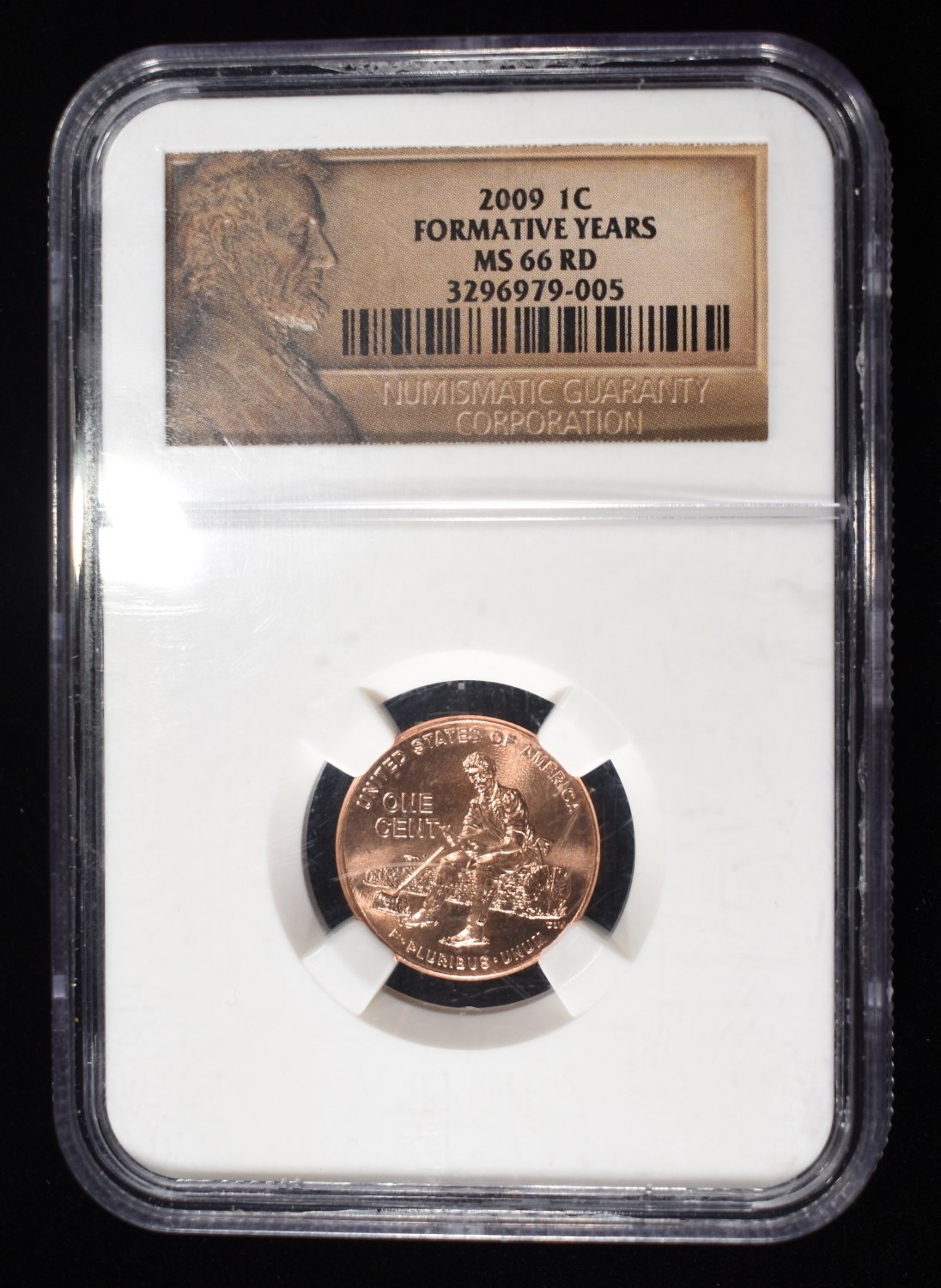 2009 FORMATIVE YEARS CENT NGC MS66RD