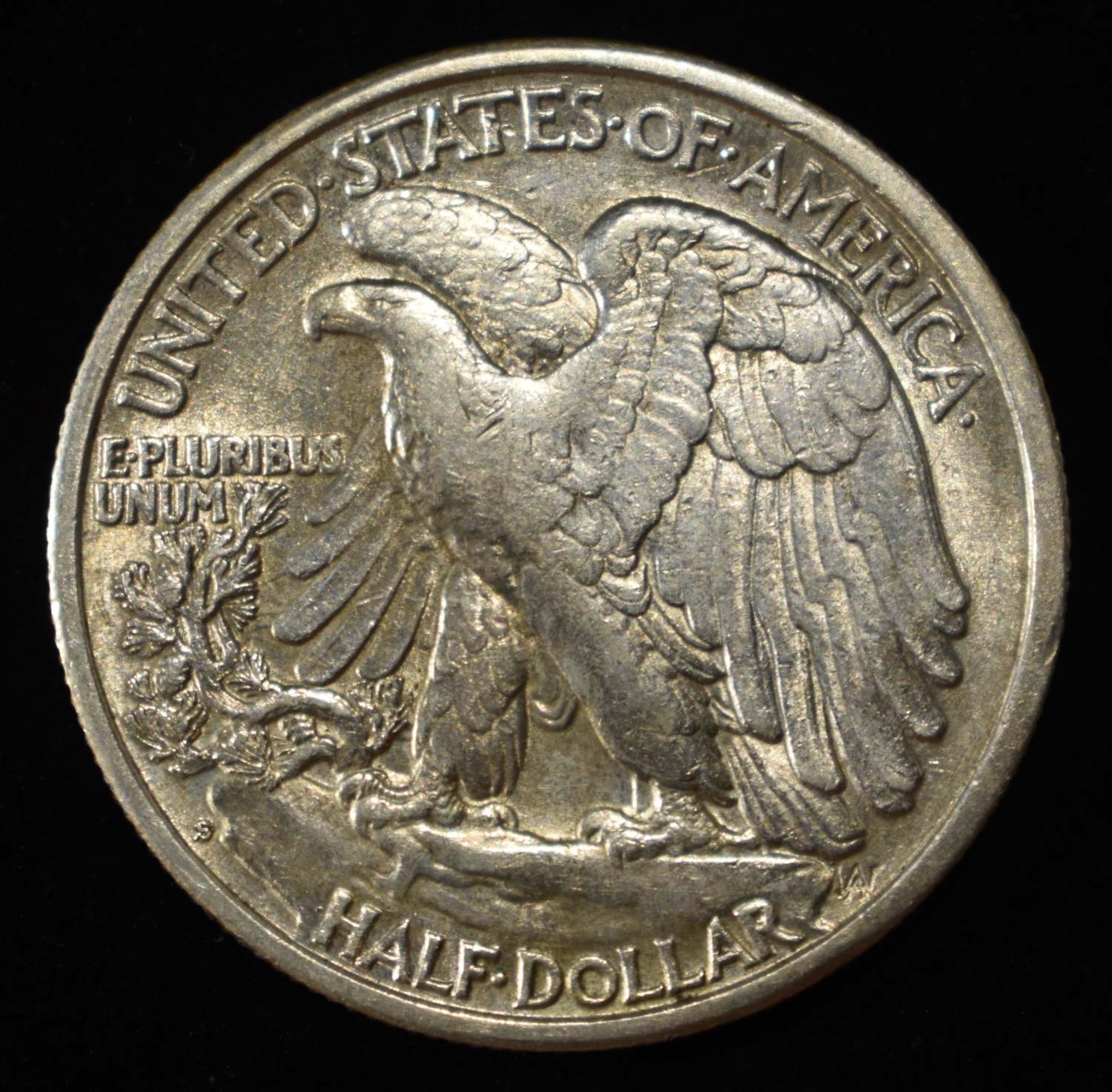 1941-S WALKING LIBERTY HALF DOLLAR AU