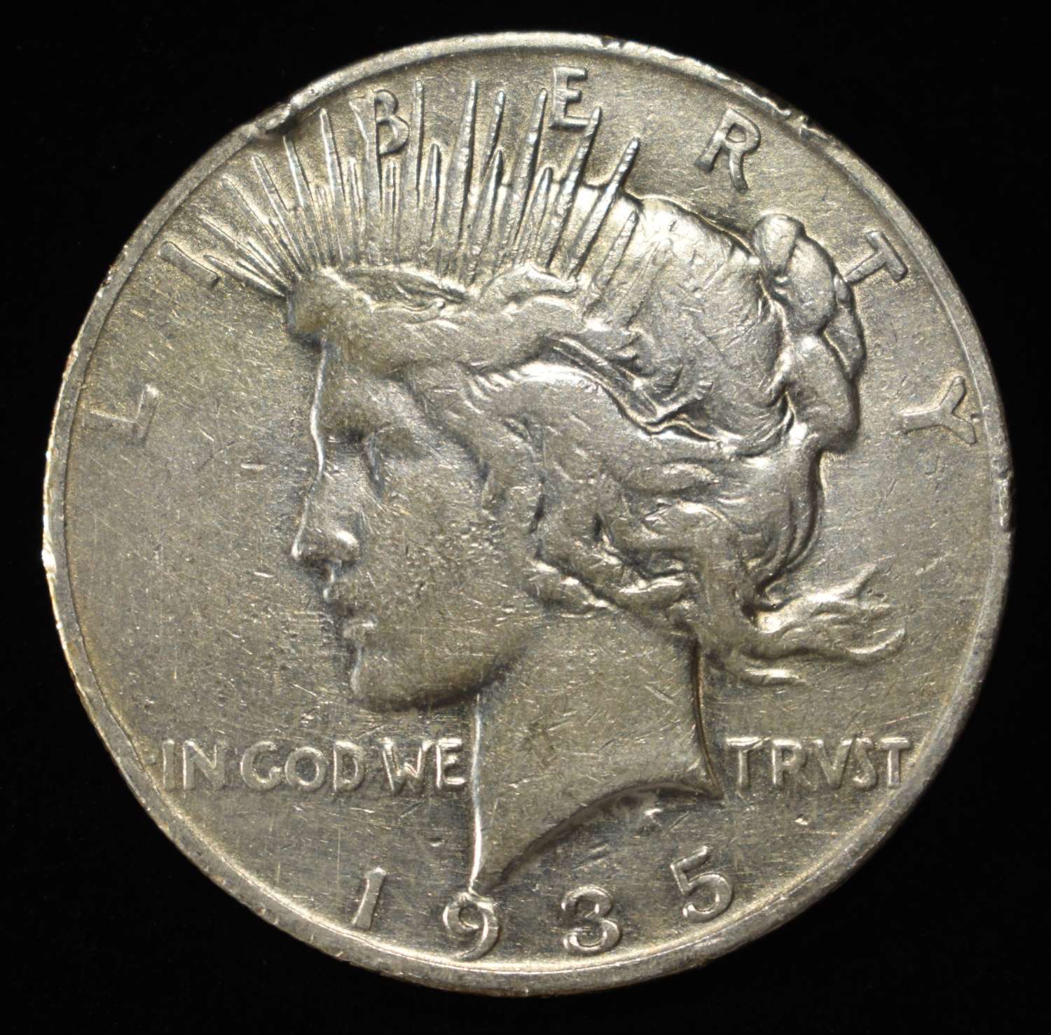 1935-S PEACE DOLLAR
