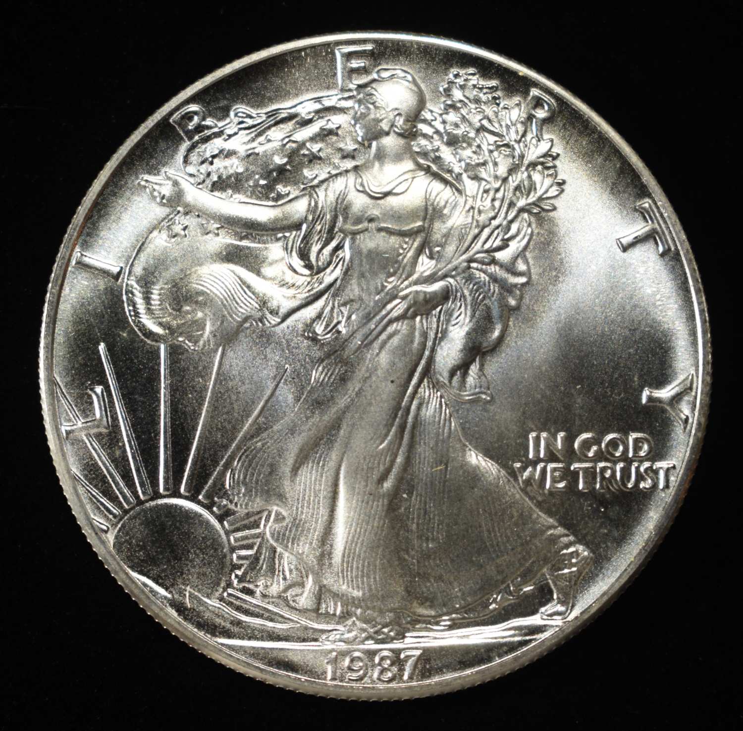 1987 AMERICAN SILVER EAGLE