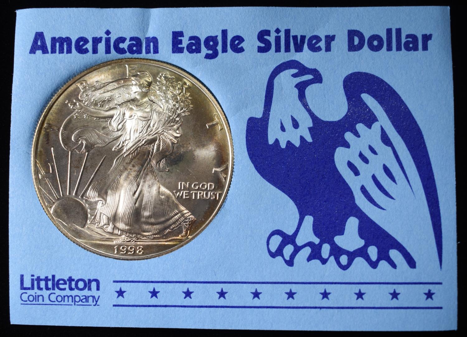 1998 AMERICAN SILVER EAGLE