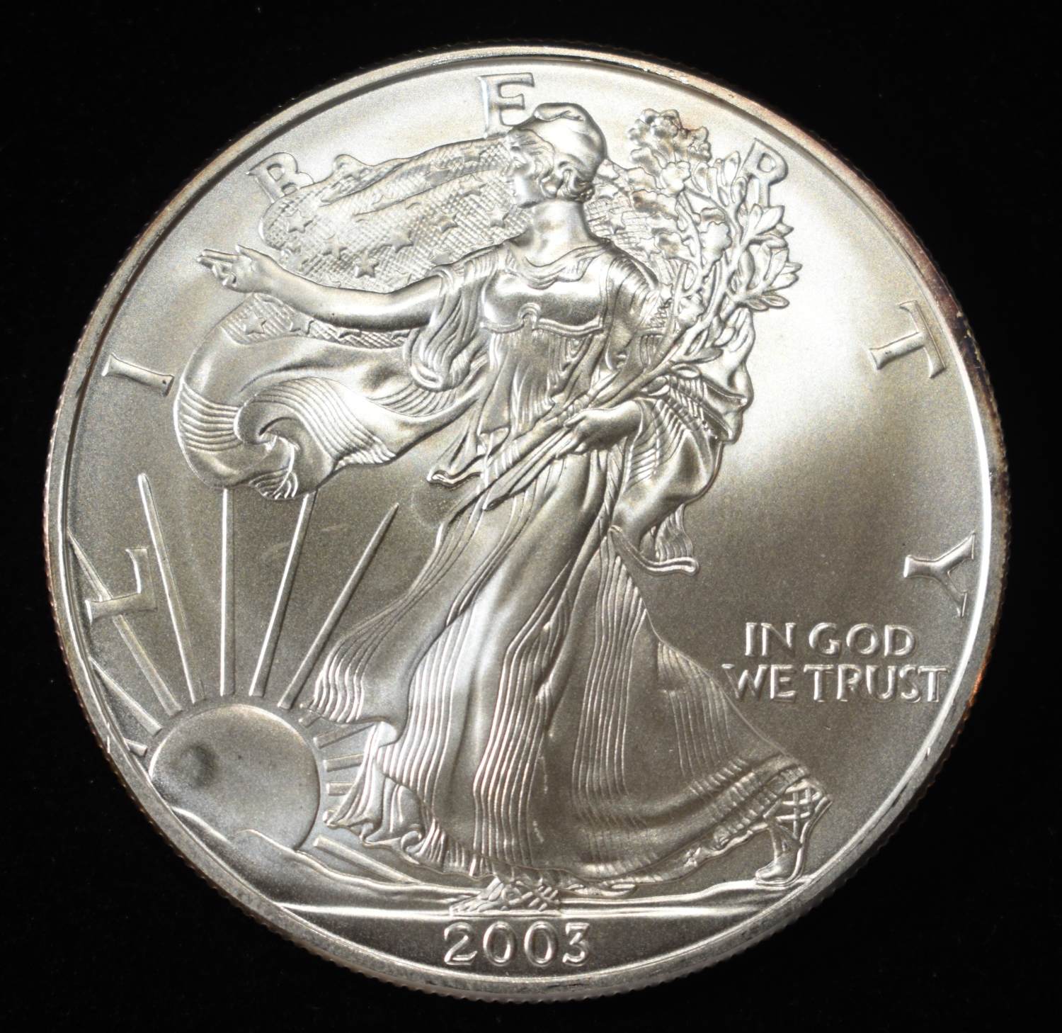 2003 AMERICAN SILVER EAGLE