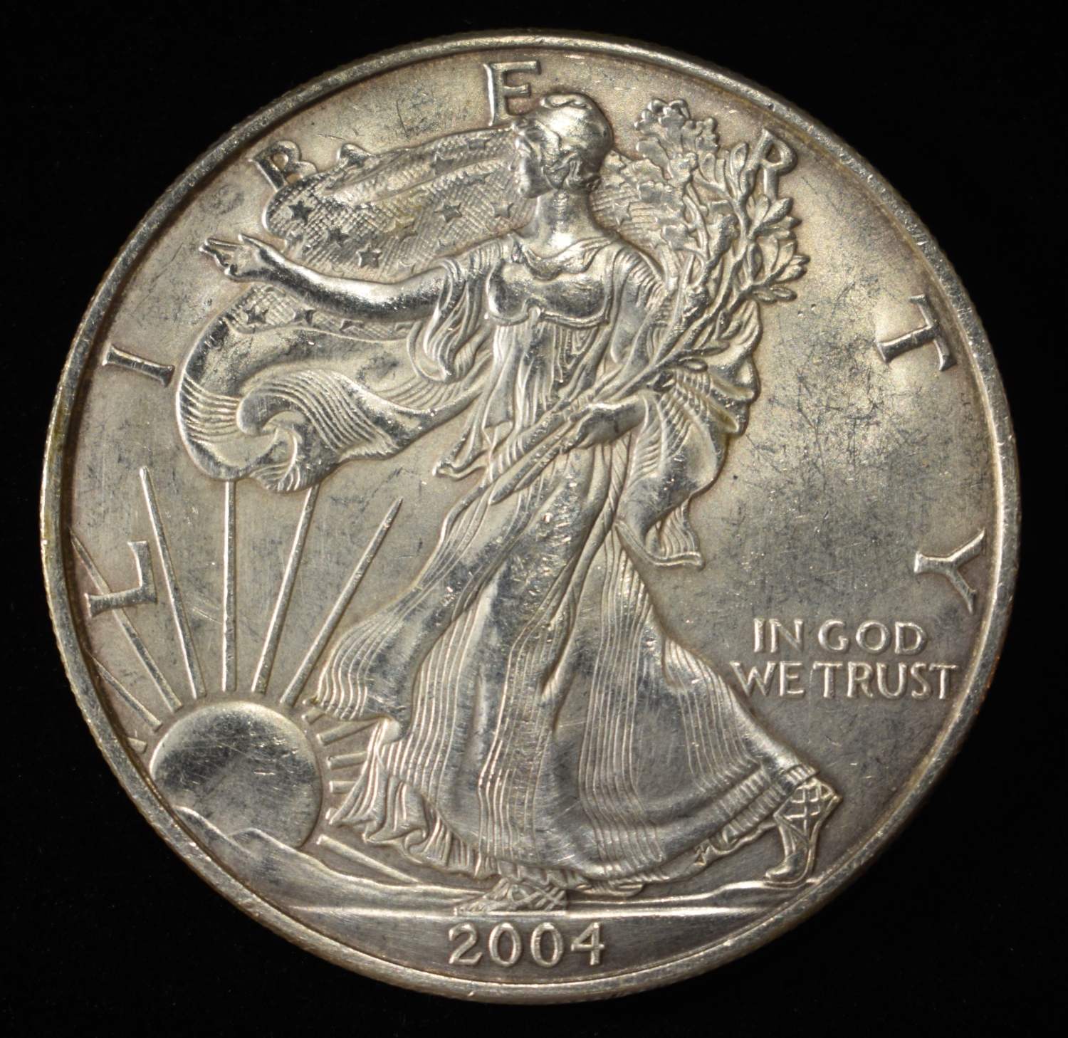 2004 AMERICAN SILVER EAGLE