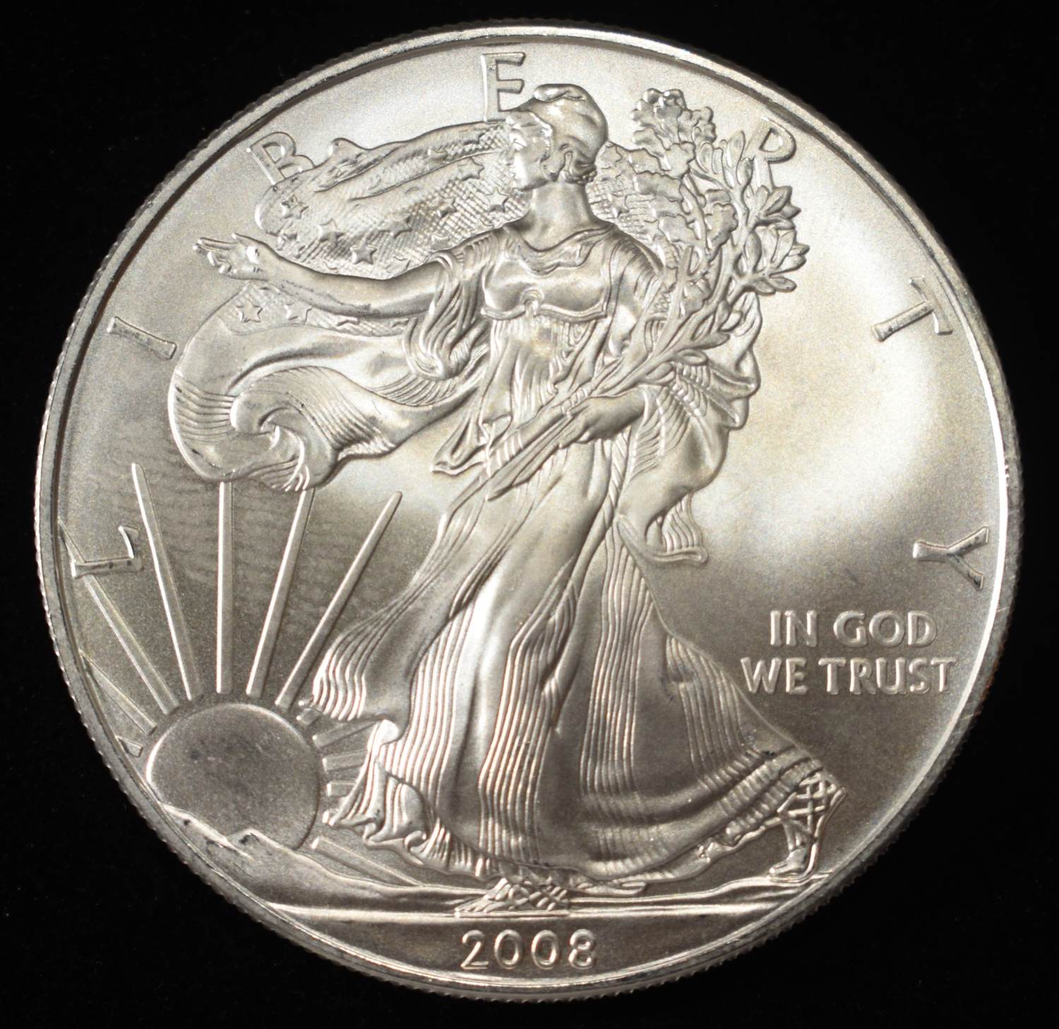 2008 AMERICAN SILVER EAGLE