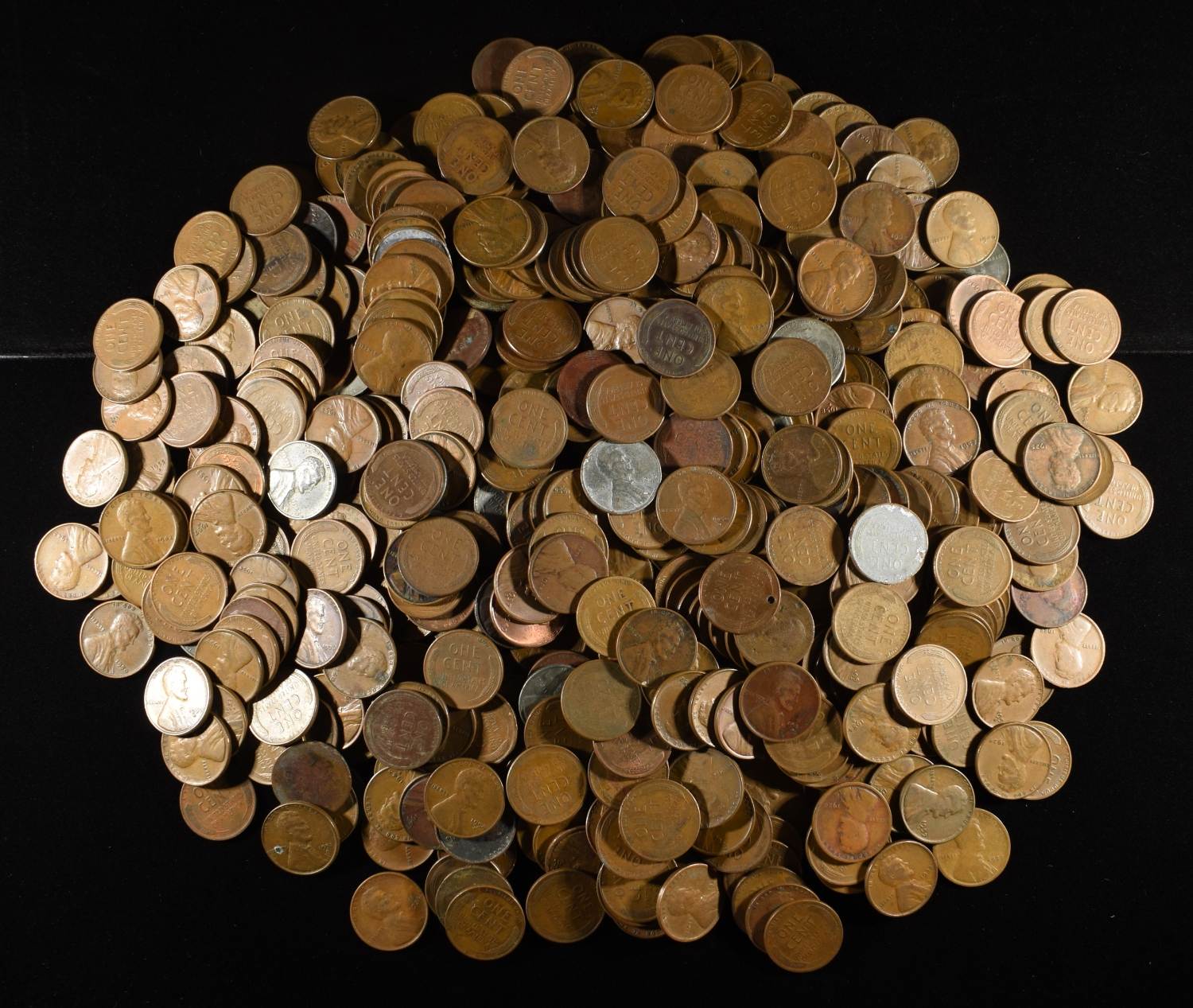 (500) WHEAT CENTS