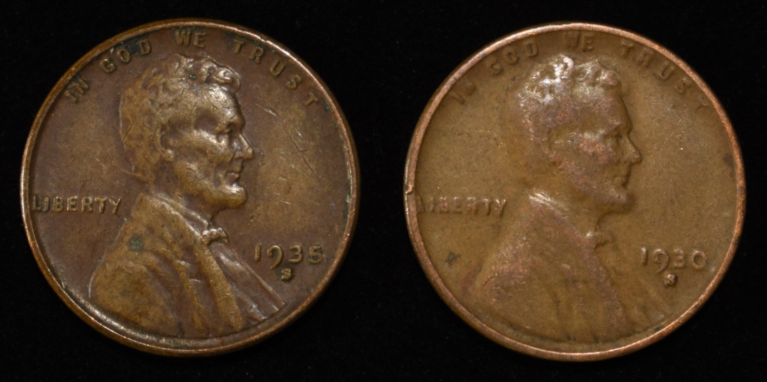 200 "S" MINT WHEAT CENTS