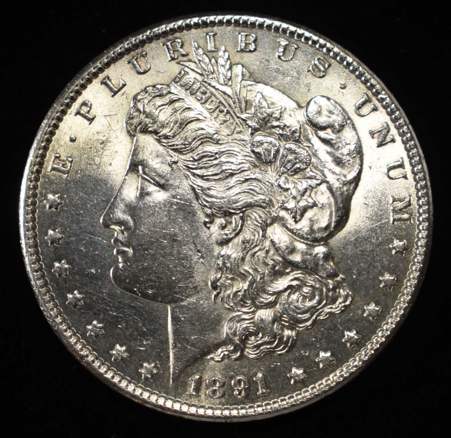 1891-S MORGAN DOLLAR BU