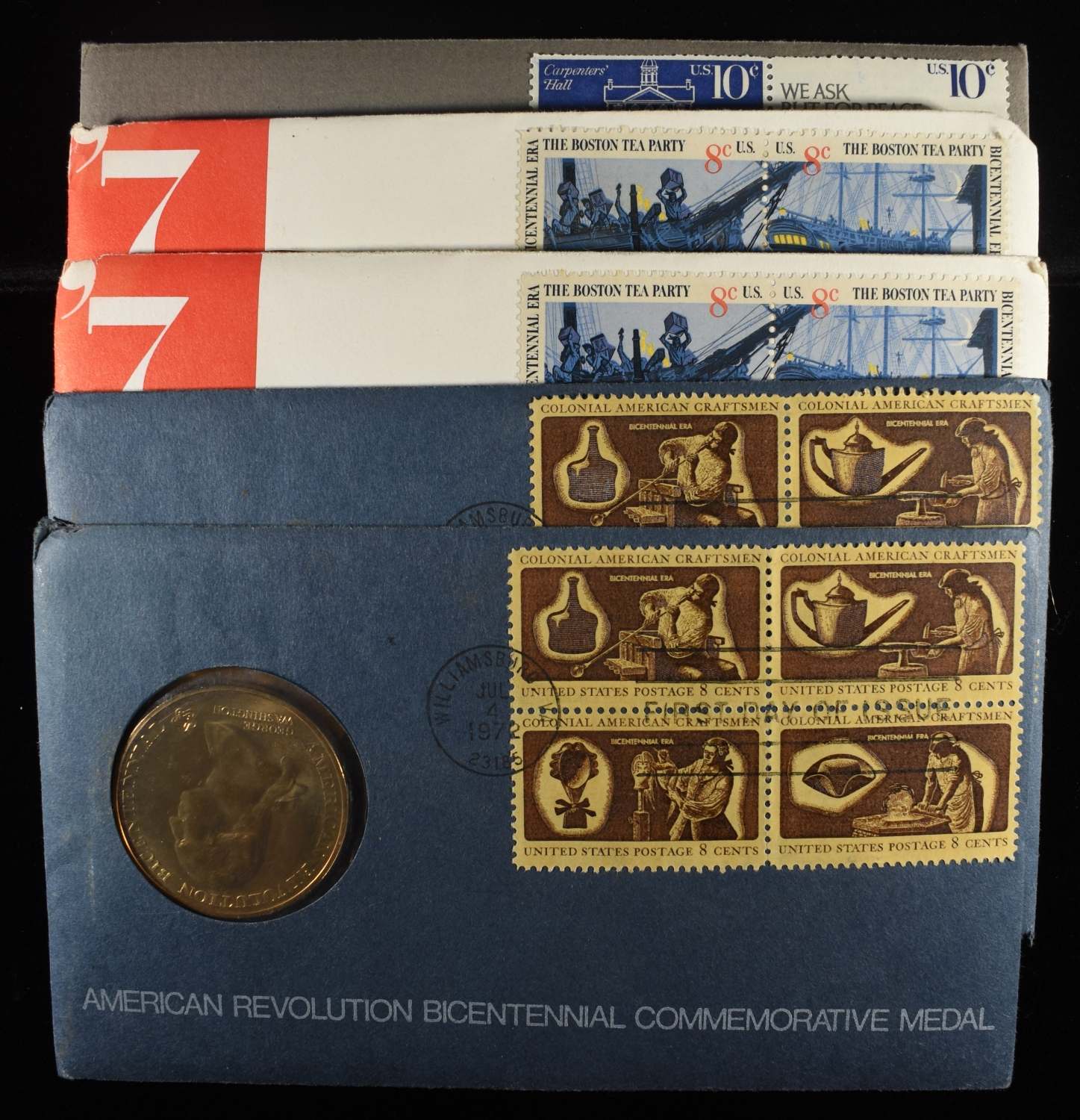 (5) BICENTENNIAL COMMEM MEDALS