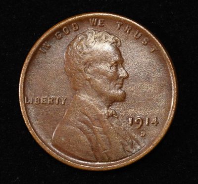 1914-D WHEAT CENT CH AU. BID WITH SILVER CITY AUCTIONS ESTIMATE $2300 - $2800.