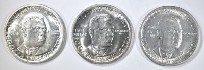 1946 & 2 46-S BOOKER T WASHINGTON COMMEMS CH BU. LEADERS IN ON-LINE AUCTIONS ESTIMATE $75 - $100.