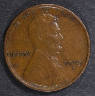 1910-S LINCOLN CENT CH BU. WEEKLY COIN & CURRENCY AUCTIONS ESTIMATE $120 - $150.