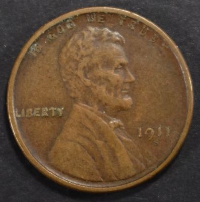 1911 S WHEAT CENT XF. WEEKLY COIN & CURRENCY AUCTIONS ESTIMATE $80 - $120.