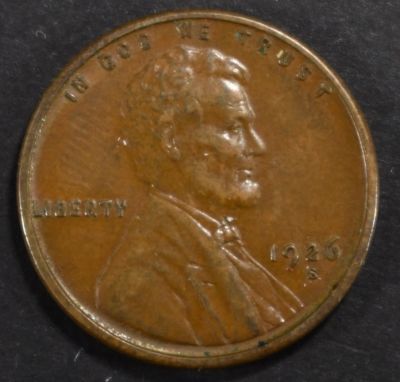 1926 S WHEAT CENT CH AU. TOP RATED AUCTION HOUSE ESTIMATE $170 - $200.