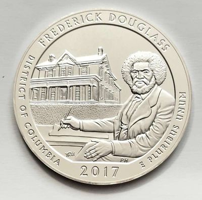 2017 Frederick Douglass National Park ATB 5 ozt .999 Silver. Winner shall receive the exact 5 oz 