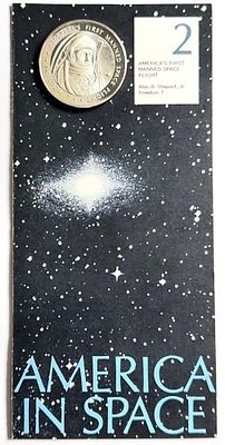 Franklin Mint "America's 1st Manned Space Flight" Proof .866 ozt ASW .925 Silver. "....I believe 