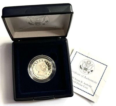 1999 U.S. Mint Proof Susan B. Anthony Dollar. Winner shall receive the exact coin shown here. (SJ/B)