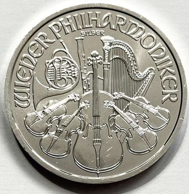 2017 Republik Osterreich Wiener Philharmoniker 1,50 Euro 1 ozt .999 Silver. Winner shall receive 