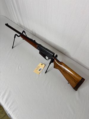 Remington Woodmaster .35 REM. Model 81, has an engraved number on side