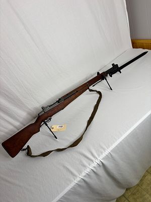 Springfield US Rifle 30 M1 Garand. 30 M1 with bayonet
