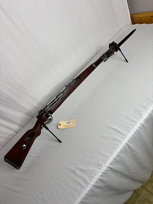 Preduzece 44 mod 98. Mauser mod 98 pattern rifle, Bayonet, flip up sights, bolt action
