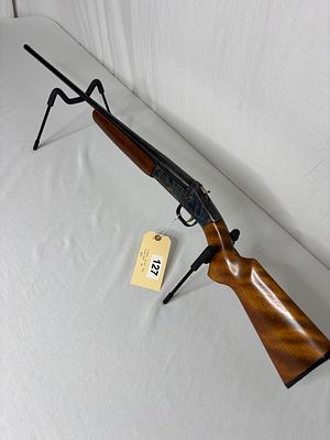 Stevens Model 940, 410 Single Shot. 3" Chamber, end of hammer is broken off, carvings on each 