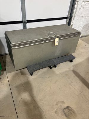 Heavy Storage Box (4'). furniture dollies do not go with it, we can help load