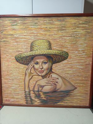 תמונת שמן יונתן טל צייר ישראלי מופיע במוזיאון ישראל 
עשה הרבה תערוכות 
גודל התמונה 80 על 78 סמ