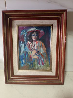 תמונת שמן על בסיס עץ ממוסגר אומן לא מזוהה 
ממוסגר איכותי 
גודל 40 על 48 סמ נשמח לזיהוי 