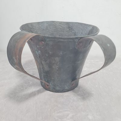 נדיר ! נטלה עתיקה פולין / אוקראינה, עם תבליט של דג בתחתית 
גובה 14 