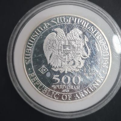 1 אונקיה כסף טהור 999 ארמניה