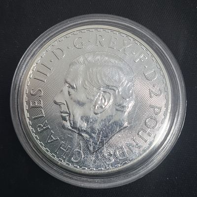 1 אונקיה כסף טהור 999 צ'ארלס בריטניה