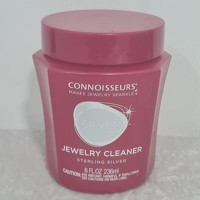 אמבט עם חומר איכותי לניקוי מטבעות כסף ותכשיטי כסף, כולל רשת פנימית עם ידית להטבלה- חדש סגור