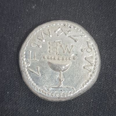 מטבע כסף רפליקה של מטבע עתיק משקל כ 15.6 גרם כסף 0.900