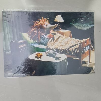 פוסטר פלקט גדול של קיפי בן קיפוד מהתוכנית המפורסמת רחוב סומסום, שנת 1983, שמור בתוך ניילון 