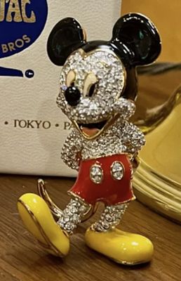 Swarovski - Swarovski Signed Arribas Mickey Mouse Limited Edition With Original Box Measures 