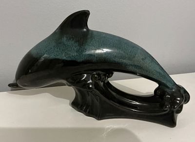 Blue Mountain Canada Dolphin Sculpture Figurine. Blue Mountain Canada Dolphin Sculpture 