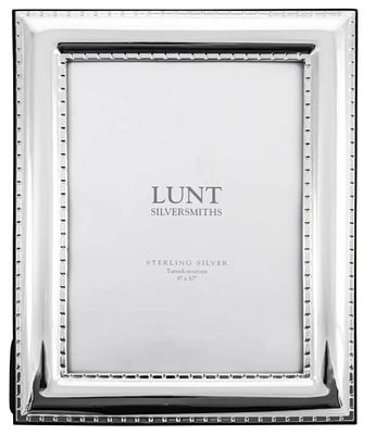 Lunt Sterling Silver Hammered Picture Frame. A sterling silver picture frame that will stay 
