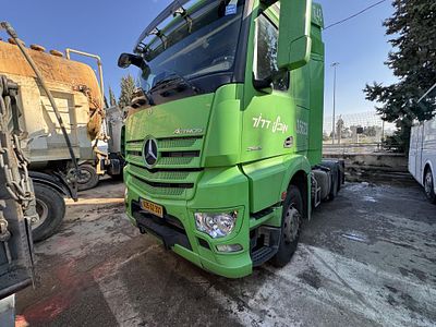 מרצדס אקטרוס מודל 2019. 413,078 ק"מ, יד נוכחית: ראשונה, בעלות נוכחית: חברה. תיבת הילוכים: 