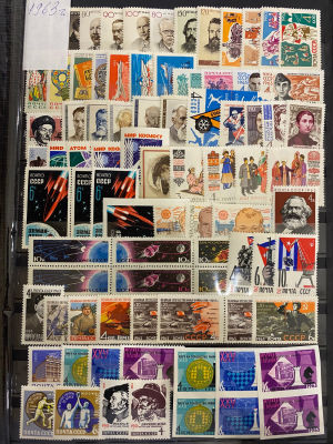 СССР 1963 г. Годовой комплект + мелкие разновидности (считались как обычные марки) Сол 9025 руб. MNH