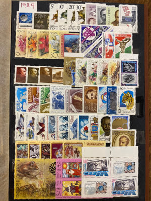 СССР 1989 г. Годовой комплект + мелкие разновидности Сол 2115 руб. MNH