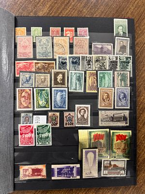 СССР 1918-60 гг. Неразобранный альбом - высокий каталог MNH. НЕРАЗОБРАННЫЙ АЛЬБОМ. 16 СТРАНИЦ - 