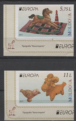 Молдавия 2015 г.Европа Б/З Полн сер 2 мар MNH. MI 904/5 - Б/З МАРКИ В MICHEL НЕ ОПИСАНЫ 