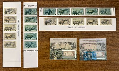 Приднестровская Молдавская Республика (ПМР) 2005 г. Пробы вымершие животные 20 мар + 2 бл В 