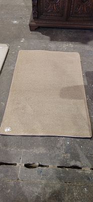 1 x hessian back floor rug 55inch x 39 inch new item