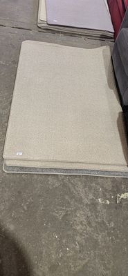 1 x hessian back floor rug 55inch x 39 inch new item