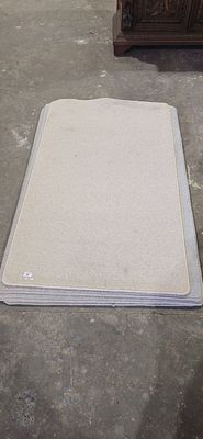 1 x hessian back floor rug 55inch x 39 inch new item