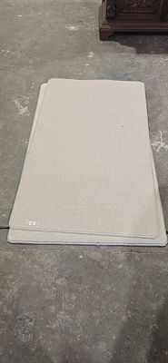 1 x hessian back floor rug 55inch x 39 inch new item