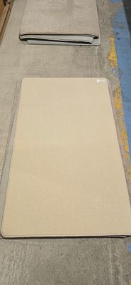 1 x cream beige hessian back floor rug 55inch x 39 inch new item